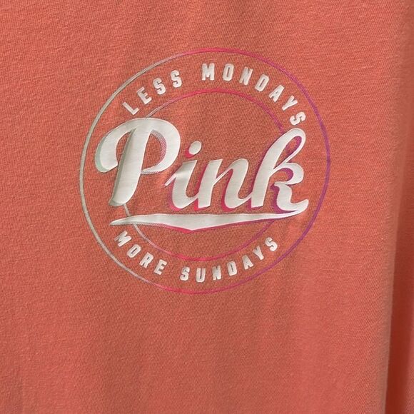 PINK Victoria’s Secret Orange Tee - Picture 3 of 4